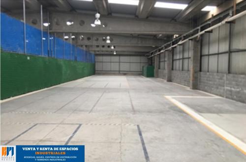 Renta de bodega industrial de 870 m2 en Ocoyoacac
