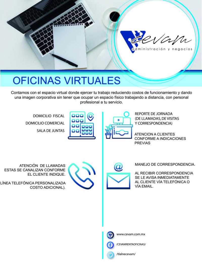 Oficinas virtuales  6 sucursales CDMX y EDOMEX